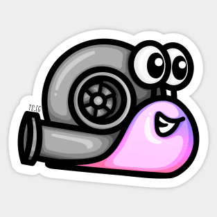 Turbo Snail V1 - Whimsy Vibes Sticker